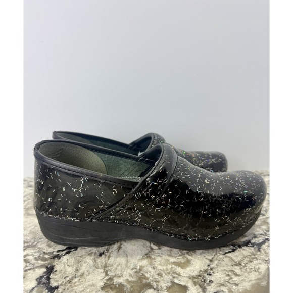 DANSKO XP 2.0 Professional EU 41 US 10.5-11 Black CONFETTI Spark Nurse Clogs - Picture 2 of 12